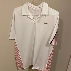 Mens White Tiger Woods Polo